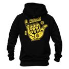 PRIDE OR DIE hang loose hoodie -black